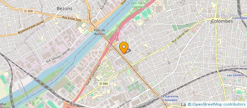 localisation de l'entreprise MONSIEUR BILEL TRABELSI  COLOMBES