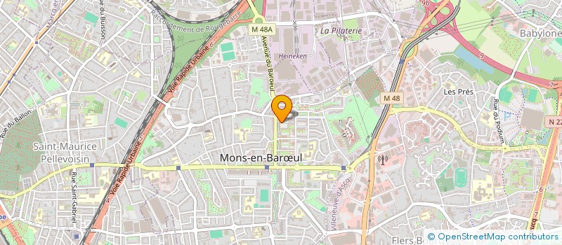 localisation de l'entreprise MONSIEUR BILEL YARROUTI  MONS-EN-BARUL