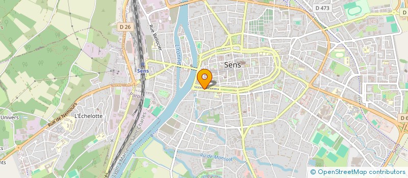 localisation de l'entreprise MONSIEUR BILEL ZAIDI  SENS