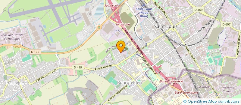 localisation de l'entreprise MONSIEUR BILEL ZINEABEDINE BOUDEBAGH  SAINT-LOUIS