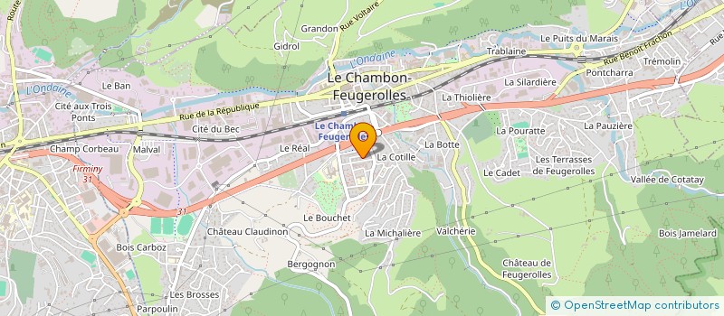 localisation de l'entreprise MONSIEUR BILEL ZOUAIMIA  LE CHAMBON-FEUGEROLLES