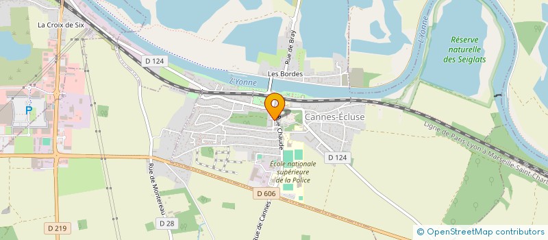 localisation de l'entreprise MONSIEUR BILENE KHAIN  CANNES-ECLUSE