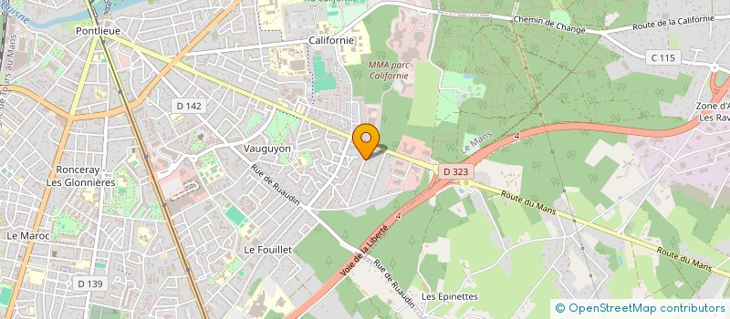 localisation de l'entreprise MONSIEUR BILGE YILMAZ  LE MANS