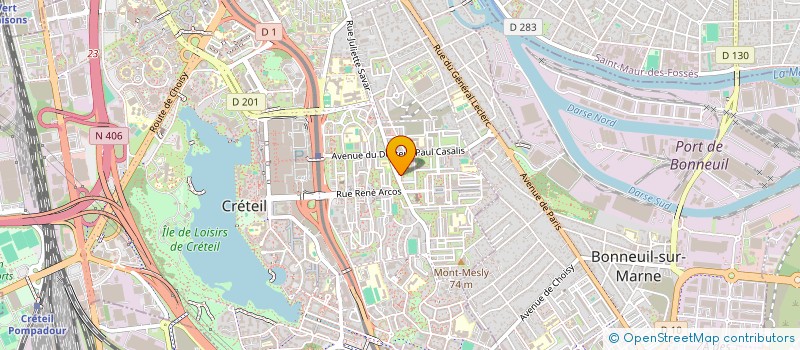 localisation de l'entreprise MONSIEUR BILGIN AHMED  CRETEIL