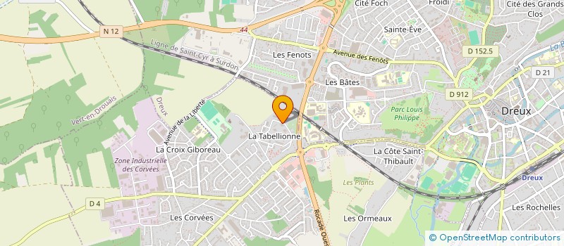 localisation de l'entreprise MONSIEUR BILGIN DERIN à VERNOUILLET