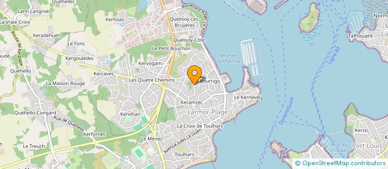 localisation de l'entreprise MONSIEUR BILI CAILLIBOTTE  LARMOR-PLAGE