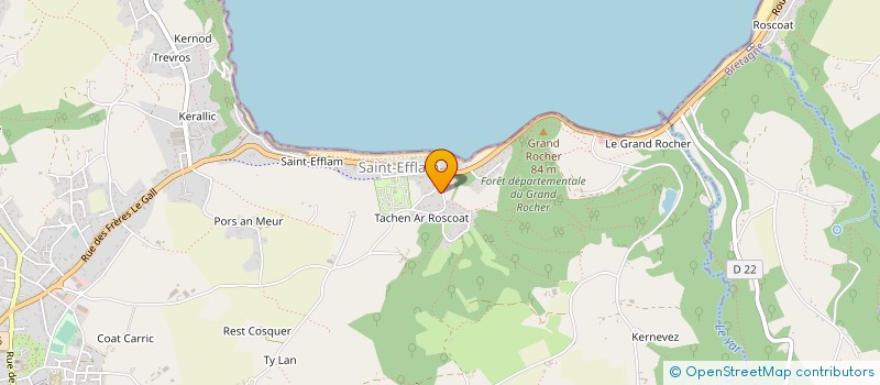 localisation de l'entreprise MONSIEUR BILI SALMON  PLESTIN-LES-GREVES