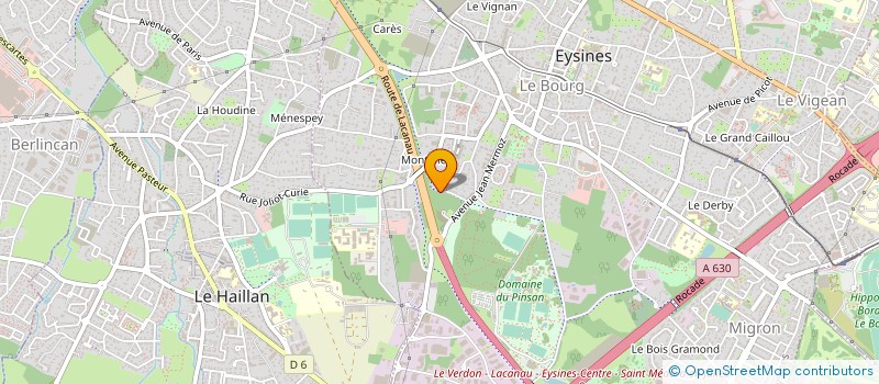 localisation de l'entreprise MONSIEUR BILL BAUER  EYSINES