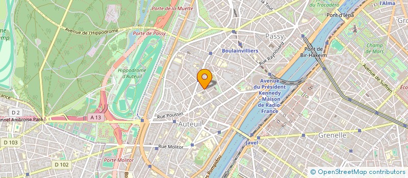 localisation de l'entreprise MONSIEUR BILL FRANCOIS  PARIS