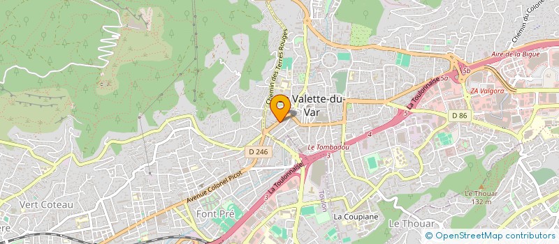 localisation de l'entreprise MONSIEUR BILL GHARBI  LA VALETTE-DU-VAR