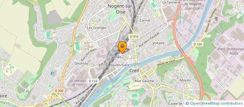 localisation de l'entreprise MONSIEUR BILL MISSAINT  CREIL