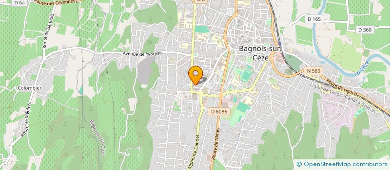 localisation de l'entreprise MONSIEUR BILLAL AFALAH à BAGNOLS-SUR-CEZE