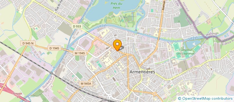 localisation de l'entreprise MONSIEUR BILLAL BACHKAR  ARMENTIERES