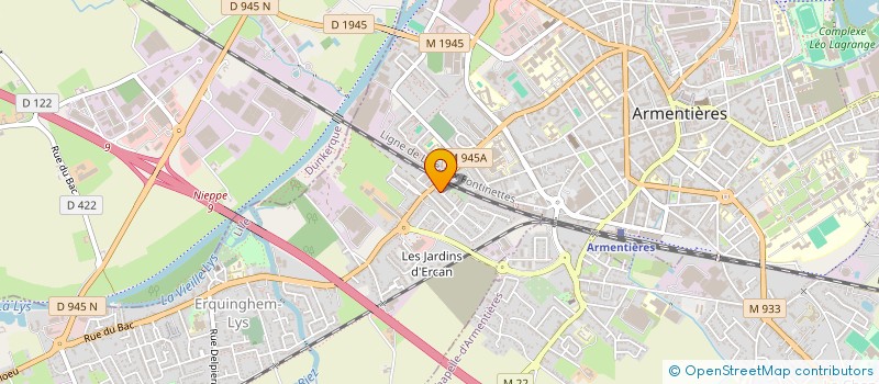 localisation de l'entreprise MONSIEUR BILLAL BADANE  ERQUINGHEM-LYS