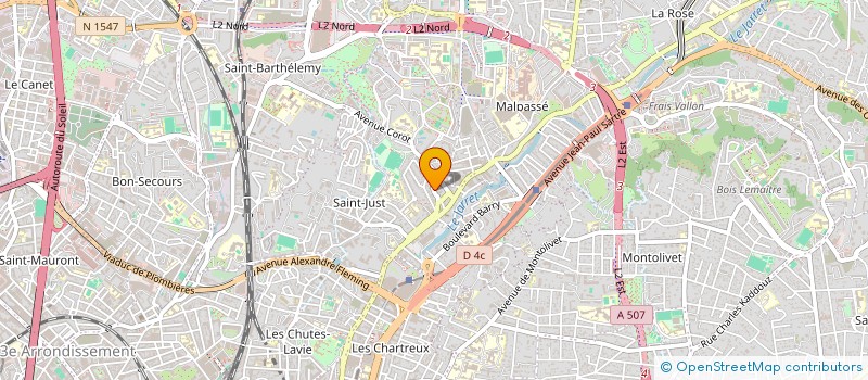 localisation de l'entreprise MONSIEUR BILLAL BAROUDI à MARSEILLE