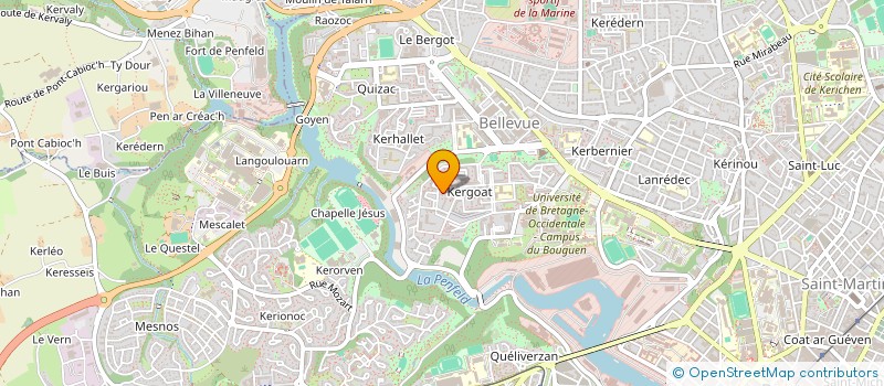 localisation de l'entreprise MONSIEUR BILLAL BEKHOUCHE à BREST