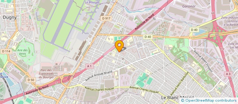 localisation de l'entreprise MONSIEUR BILLAL BELBACHIR  LE BLANC-MESNIL