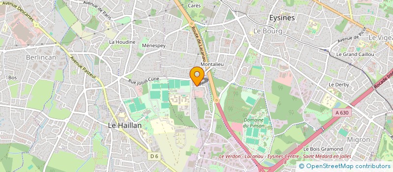 localisation de l'entreprise MONSIEUR BILLAL BELBAL  EYSINES