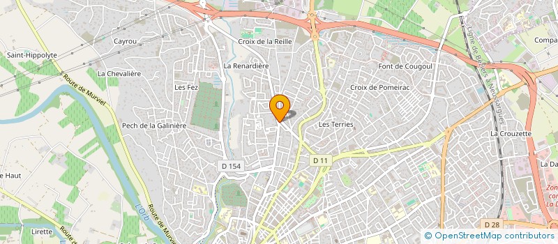 localisation de l'entreprise MONSIEUR BILLAL BENNOUIS  BEZIERS