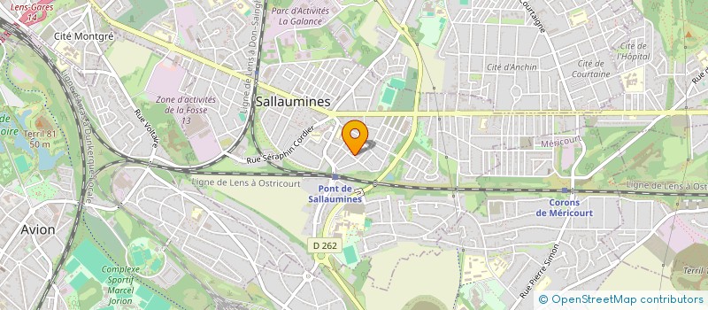 localisation de l'entreprise MONSIEUR BILLAL BENTOUT  SALLAUMINES