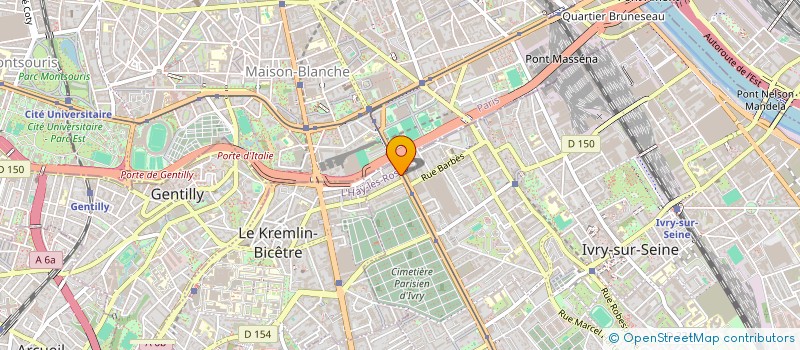 localisation de l'entreprise MONSIEUR BILLAL BENYAHIA  IVRY-SUR-SEINE