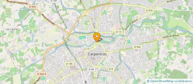 localisation de l'entreprise MONSIEUR BILLAL CHELBOUT  CARPENTRAS