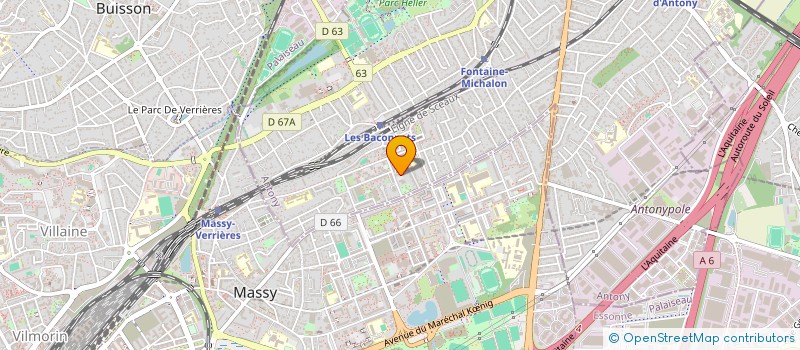 localisation de l'entreprise MONSIEUR BILLAL CHGUIRA à ANTONY