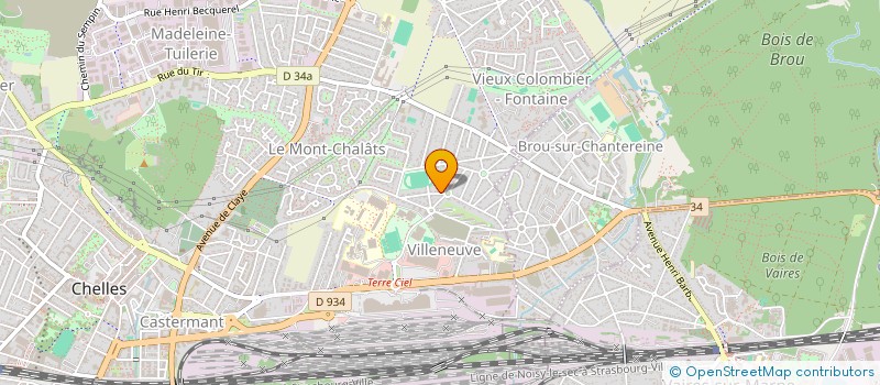 localisation de l'entreprise MONSIEUR BILLAL EL KHACHIBI  CHELLES