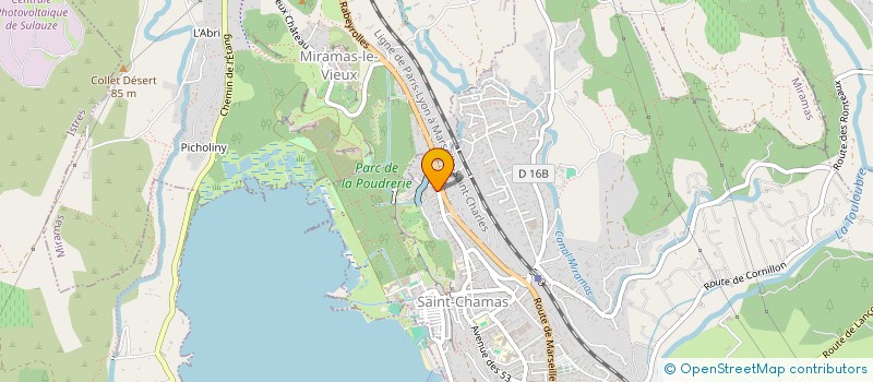 localisation de l'entreprise MONSIEUR BILLAL FELLOUH  SAINT-CHAMAS