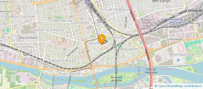 localisation de l'entreprise MONSIEUR BILLAL GUERRAOUI  TOURS