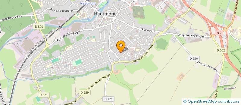 localisation de l'entreprise MONSIEUR BILLAL HADJADJ-AOUL  HAUTMONT