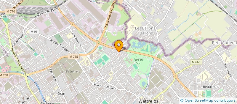 localisation de l'entreprise MONSIEUR BILLAL HASSANI à WATTRELOS