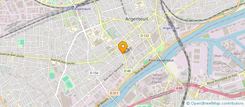 localisation de l'entreprise MONSIEUR BILLAL IGOUDJIL  ARGENTEUIL