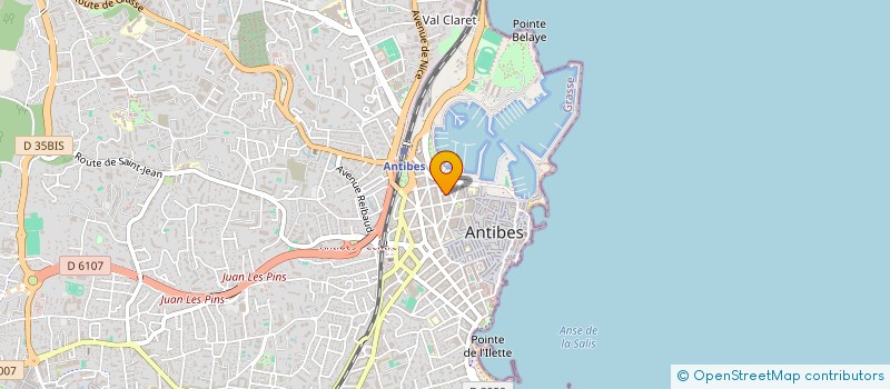 localisation de l'entreprise MONSIEUR BILLAL JIADA à ANTIBES