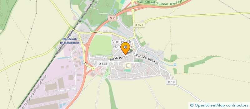 localisation de l'entreprise MONSIEUR BILLAL KHERROUBI  NANTEUIL-LE-HAUDOUIN