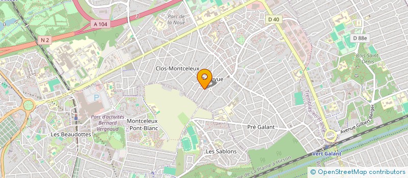 localisation de l'entreprise MONSIEUR BILLAL LARADJI à VILLEPINTE