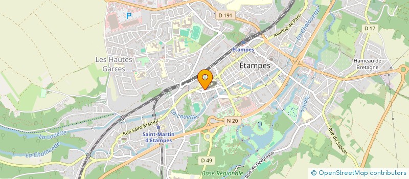 localisation de l'entreprise MONSIEUR BILLAL LOUNIS à ETAMPES