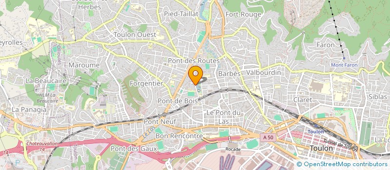 localisation de l'entreprise MONSIEUR BILLAL MAALAOUI  TOULON