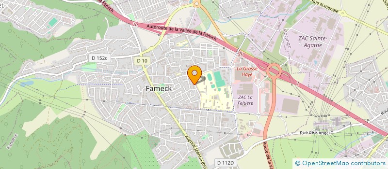 localisation de l'entreprise MONSIEUR BILLAL MESSAOUDI  FAMECK