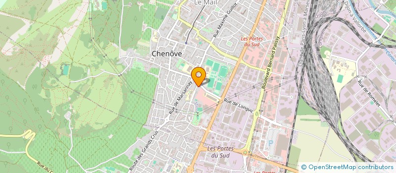 localisation de l'entreprise MONSIEUR BILLAL MOUTTOUS  CHENOVE