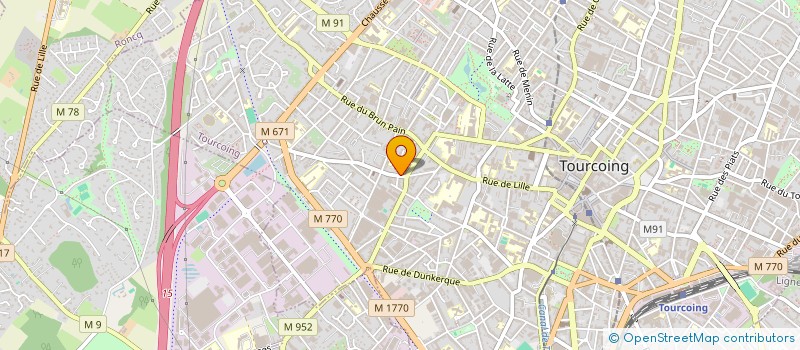 localisation de l'entreprise MONSIEUR BILLAL SAAI  TOURCOING