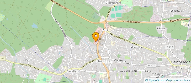 localisation de l'entreprise MONSIEUR BILLAL SAAI  SAINT-MEDARD-EN-JALLES