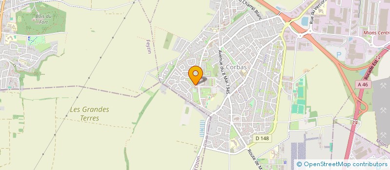 localisation de l'entreprise MONSIEUR BILLAL TAGUIA à CORBAS