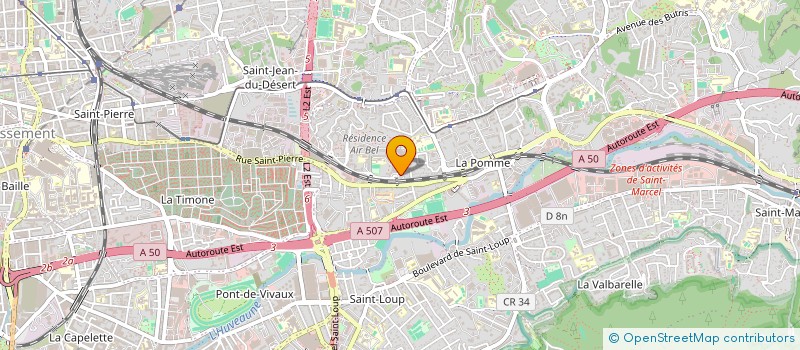 localisation de l'entreprise MONSIEUR BILLAL YAHIA-BERROUIGUET à MARSEILLE