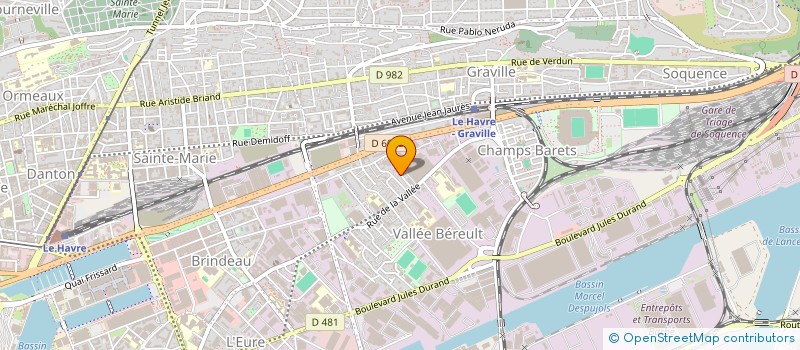 localisation de l'entreprise MONSIEUR BILLAL ZAIDI  LE HAVRE