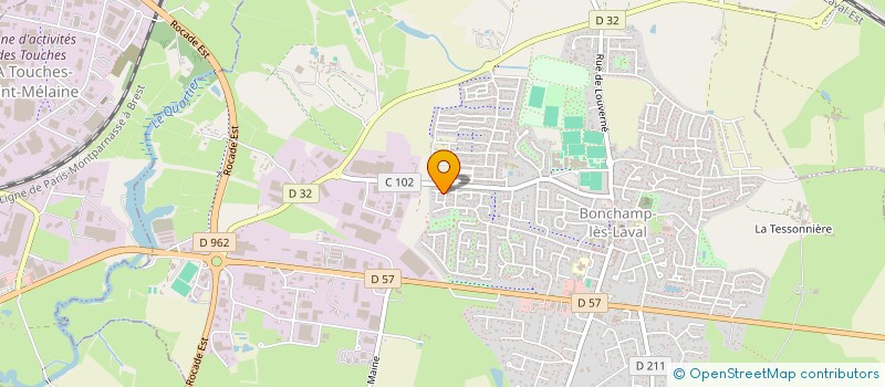 localisation de l'entreprise MONSIEUR BILLAL ZEGHBAB à BONCHAMP-LES-LAVAL