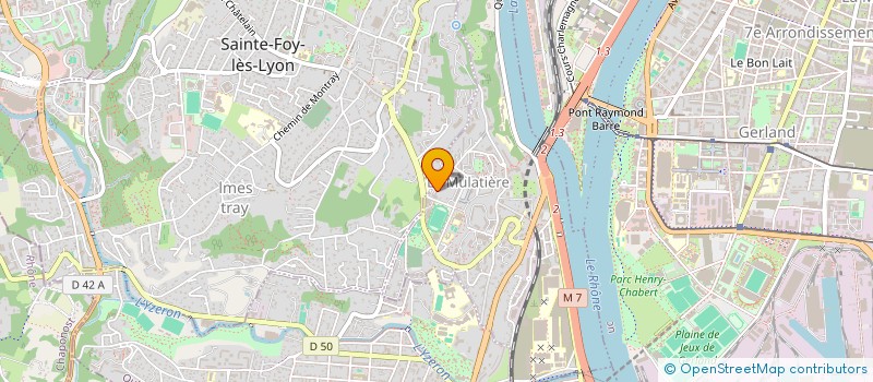 localisation de l'entreprise MONSIEUR BILLALE AHLA  LA MULATIERE