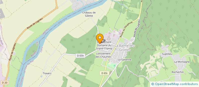 localisation de l'entreprise MONSIEUR BILLALE HOUIRI  LA BALME-LES-GROTTES