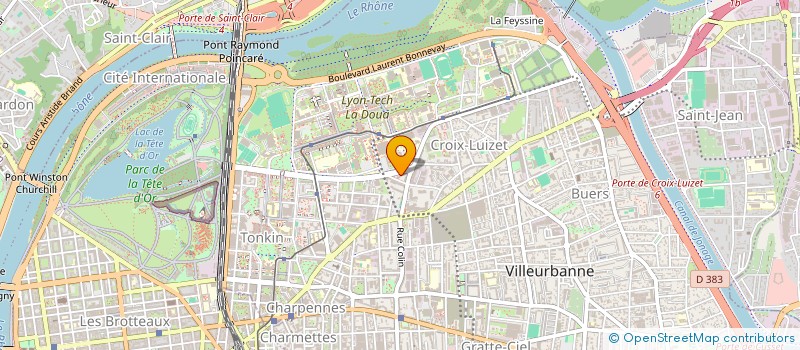 localisation de l'entreprise MONSIEUR BILLALE THIAM  VILLEURBANNE