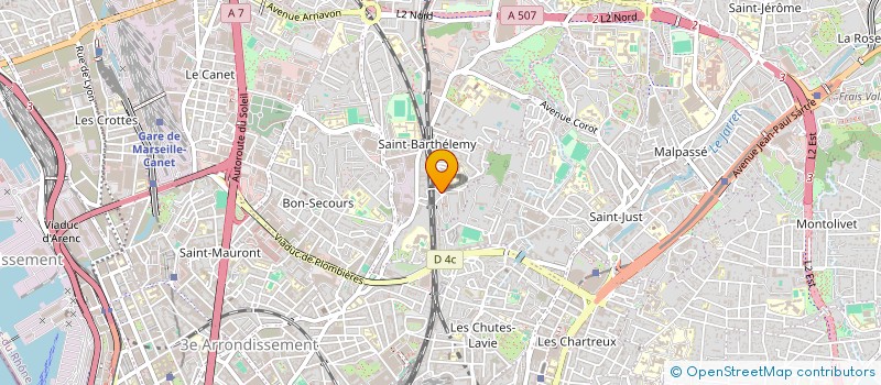 localisation de l'entreprise MONSIEUR BILLEL AILANE à MARSEILLE